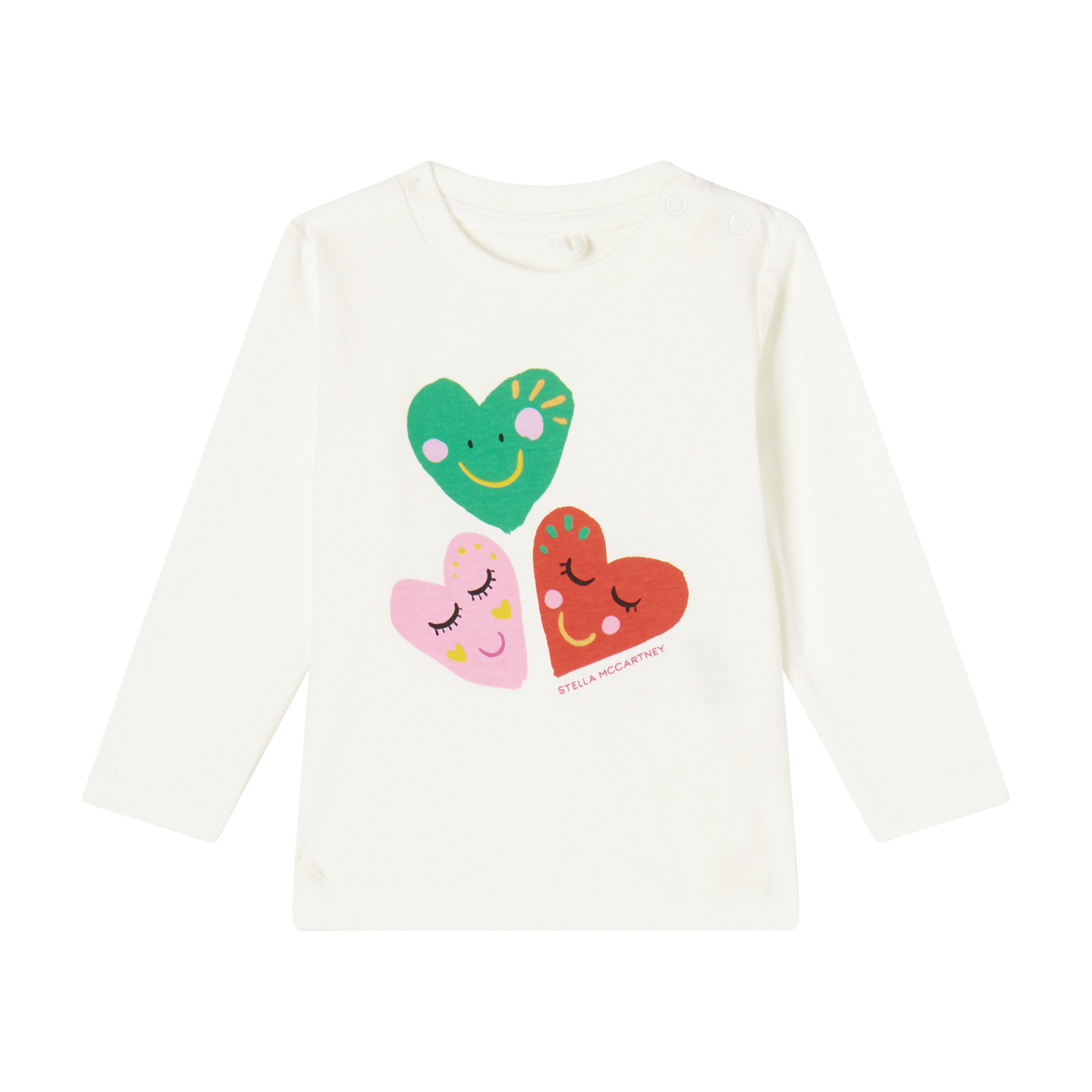 Stella McCartney - Smiling Hearts Long Sleeve T-Shirt