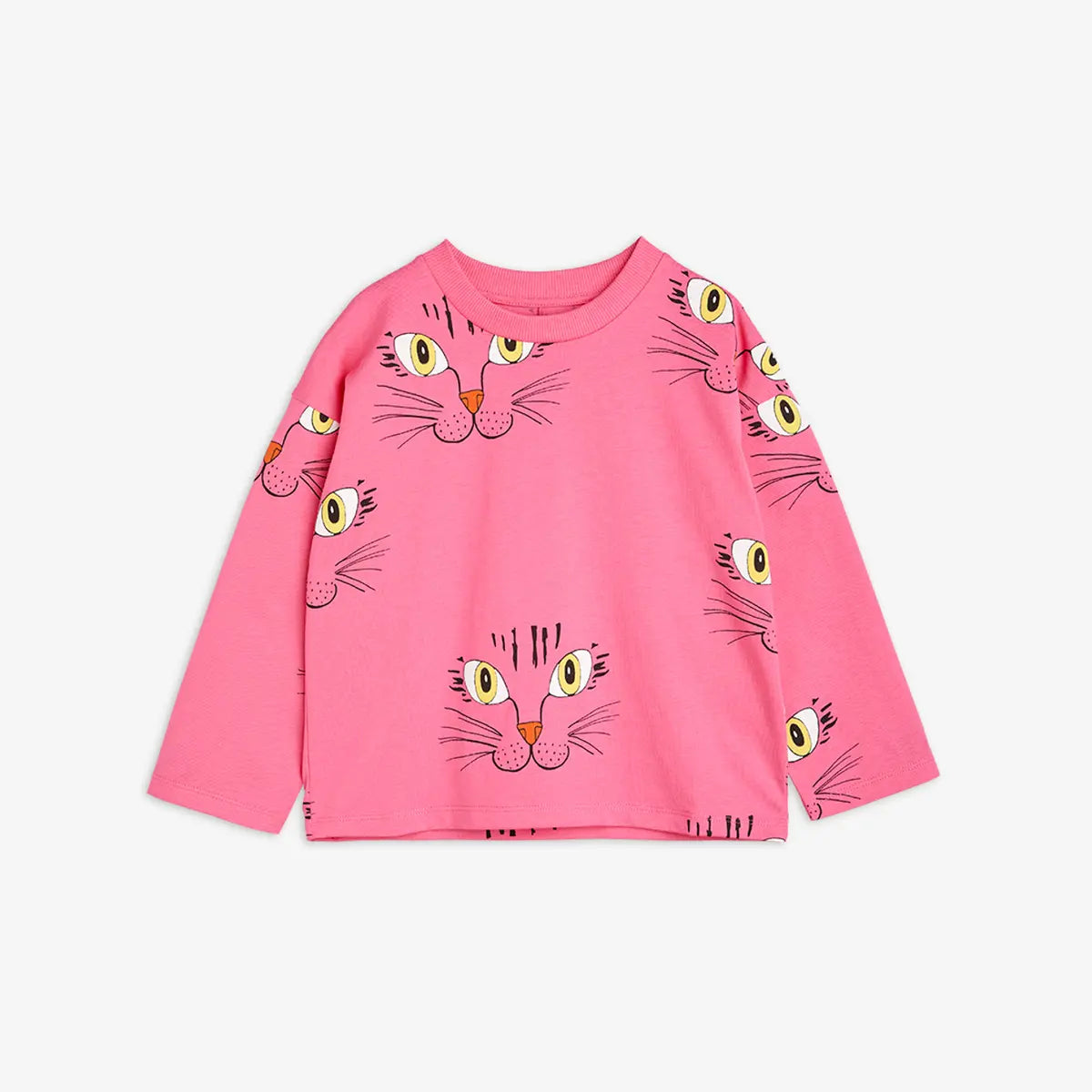 Mini Rodini - T-Shirt Manches Longues Tête de chat