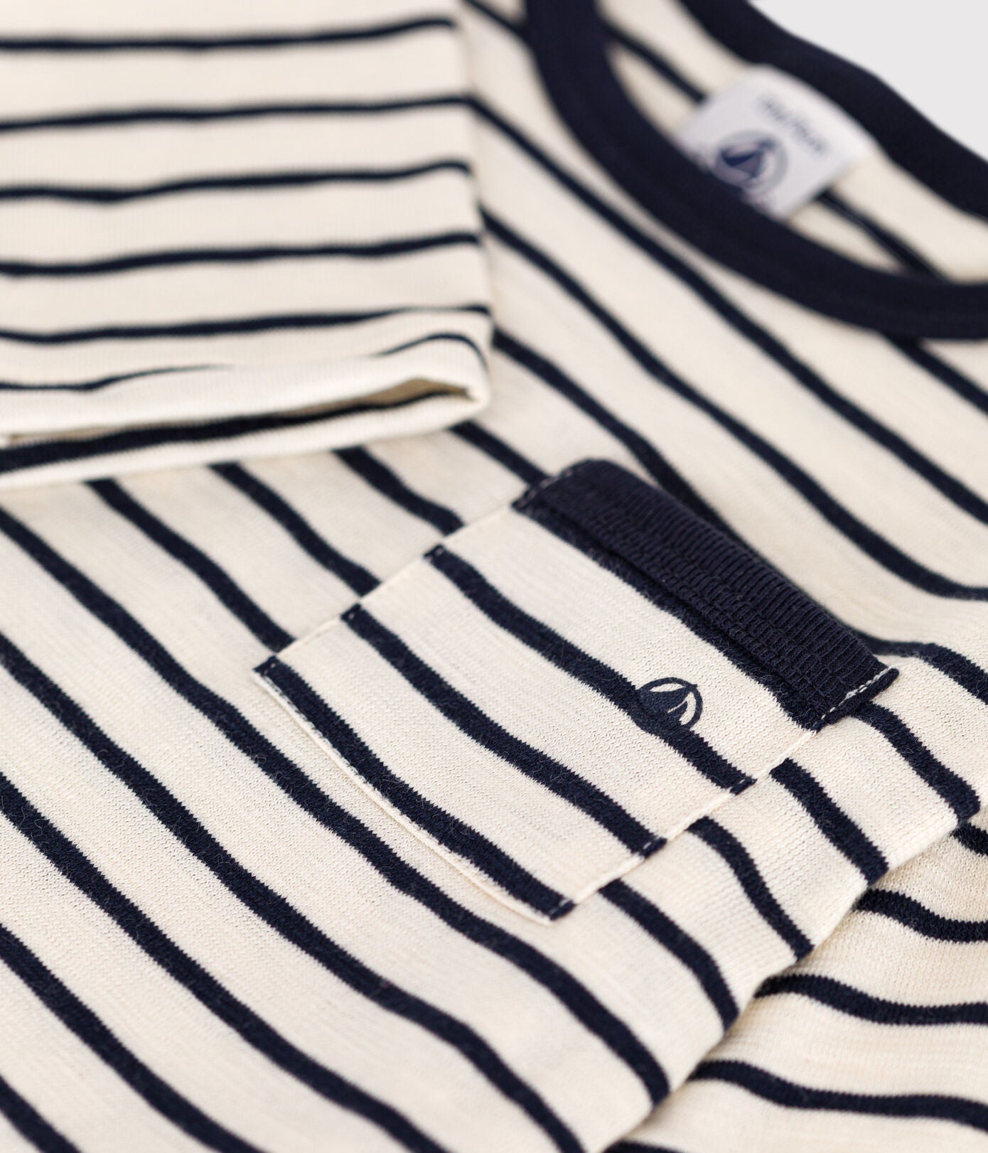 Petit Bateau - T-Shirt Marinière à Manches Longues