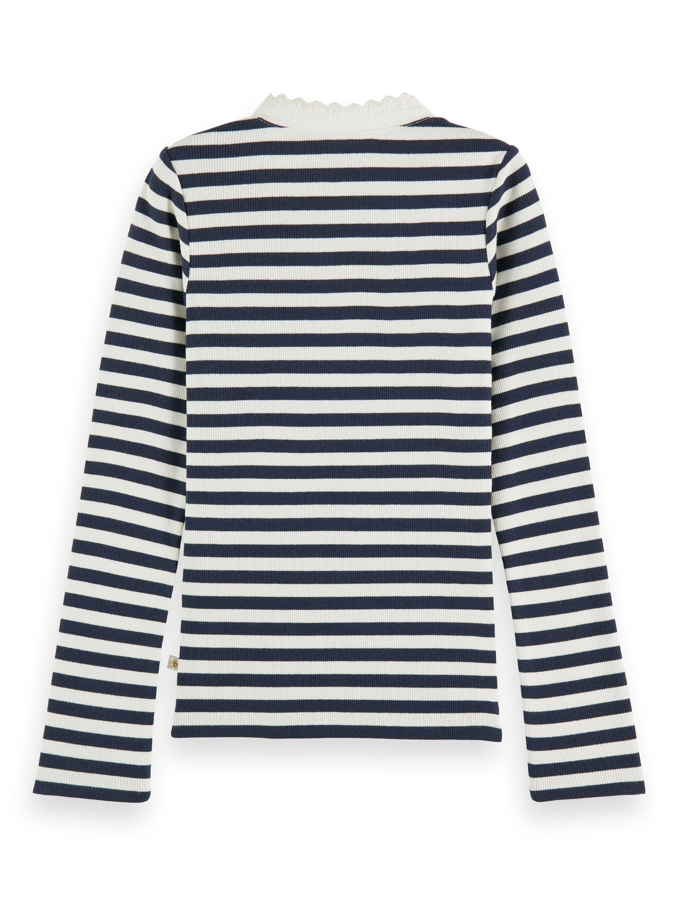 Scotch & Soda - T-shirt Rayé à Manches Longues