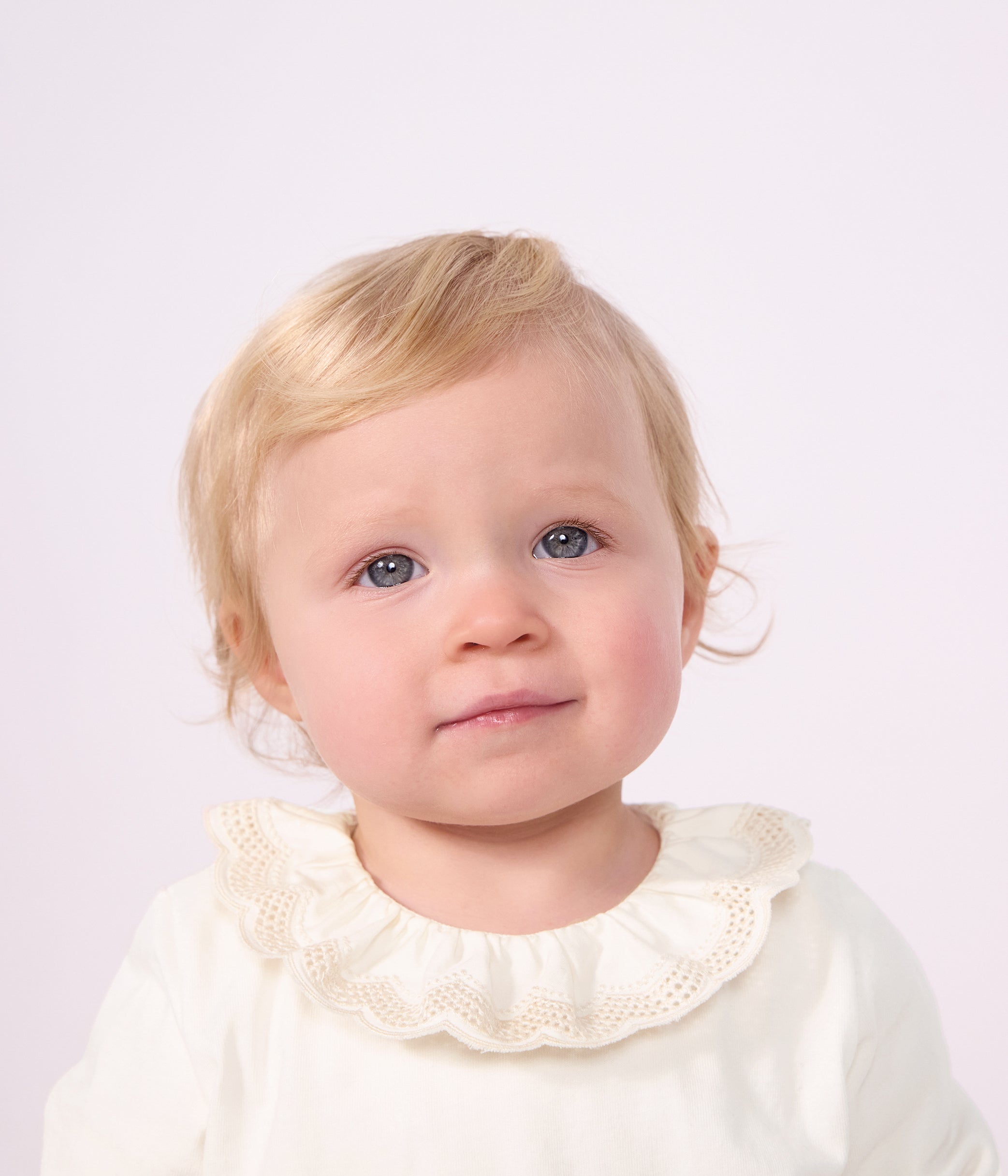 Petit Bateau - Tee-shirt bébé en coton manches longues uni