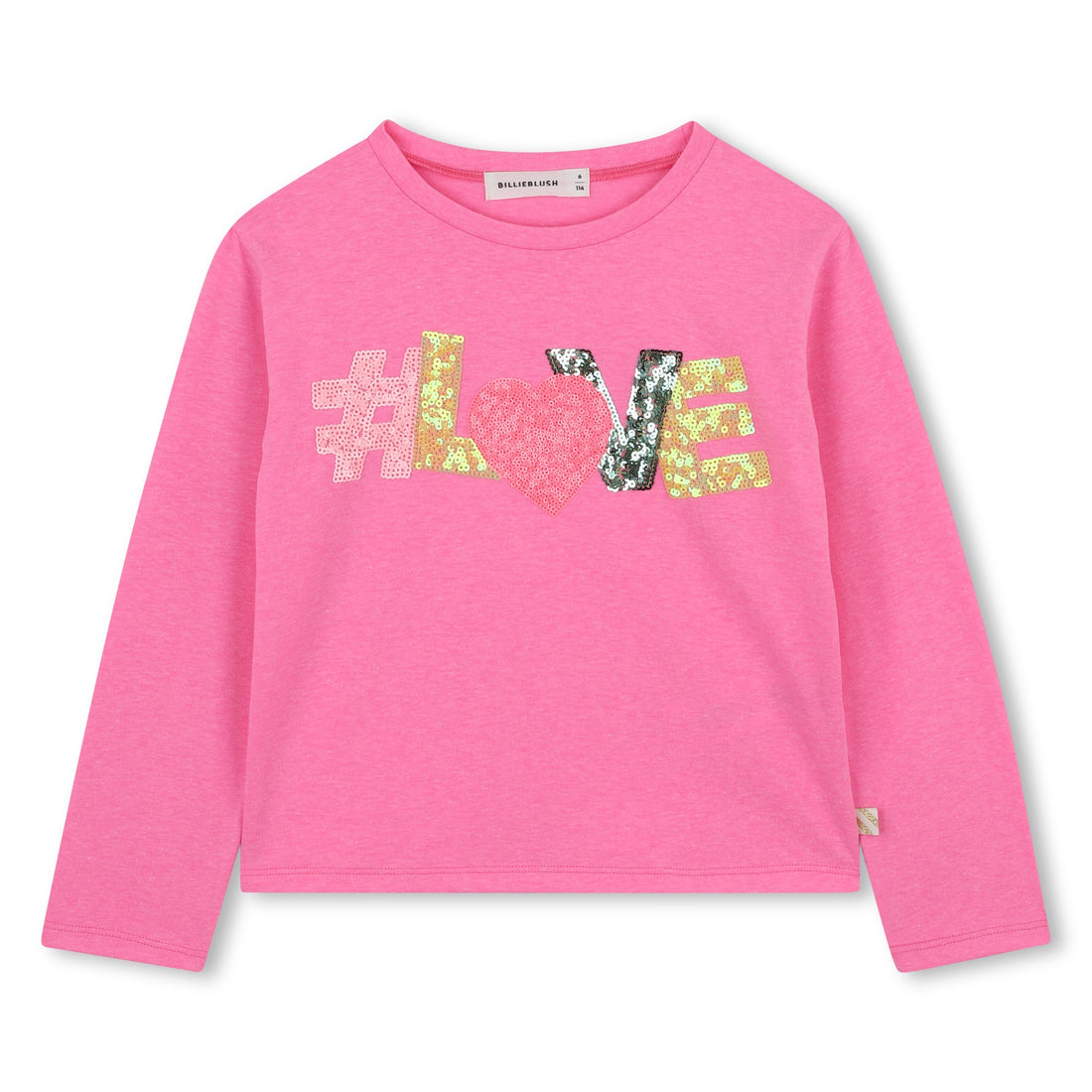 Billieblush Tshirt Pony Slogan Navy main image 1