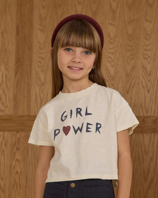 Rylee + Cru - Boxy Girl Power T-Shirt