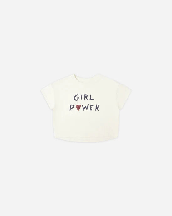Rylee + Cru - Boxy Girl Power T-Shirt