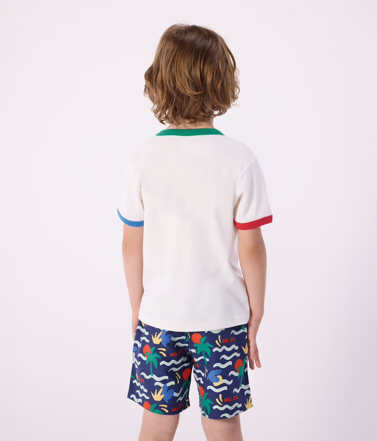Petit Bateau - Tee-shirt enfant manches courtes en coton