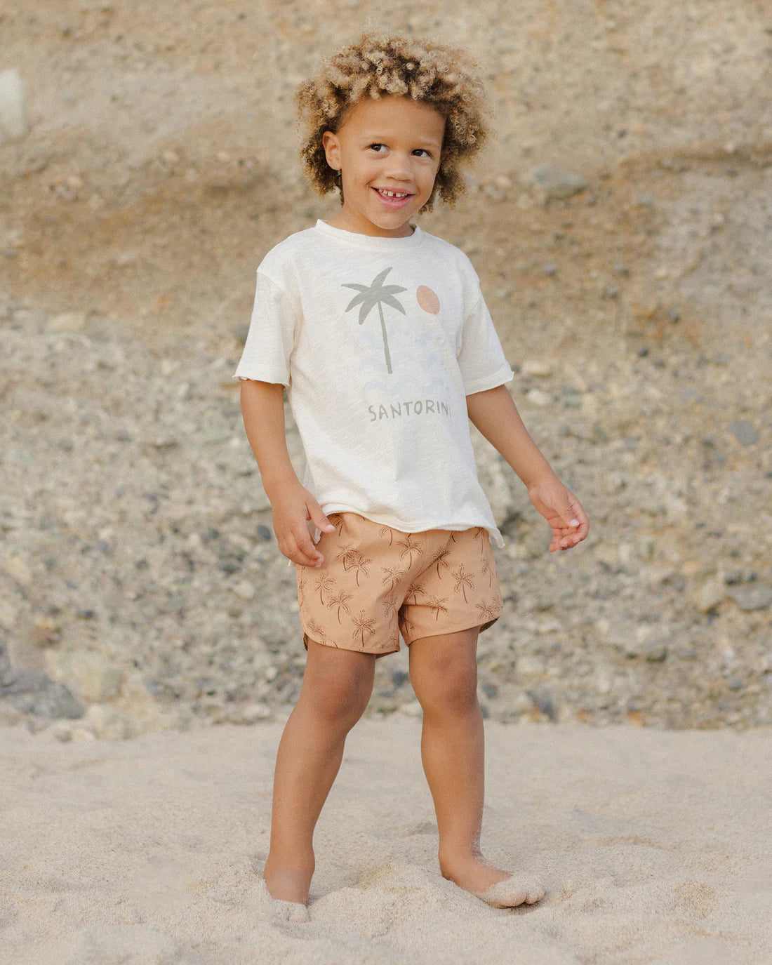 Rylee &amp; Cru - Raw Edge T-Shirt Santorini
