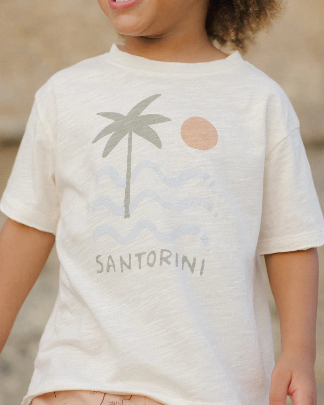 Rylee &amp; Cru - Raw Edge T-Shirt Santorini