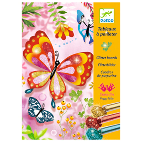 Djeco - Tableau à Pailleter : Papillons