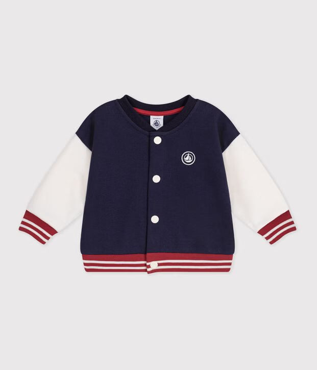 Petit Bateau - Teddy en coton bicolore (Bébé)