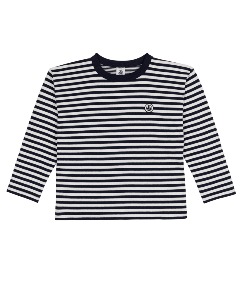 Petit Bateau - Kids' long-sleeved striped T-shirt