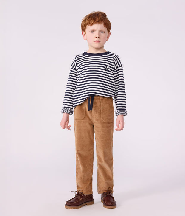Petit Bateau - Tee-shirt enfant manches longues à rayures
