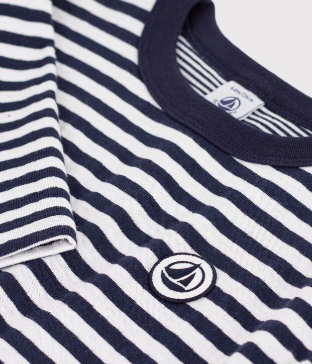 Petit Bateau - Tee-shirt enfant manches longues à rayures