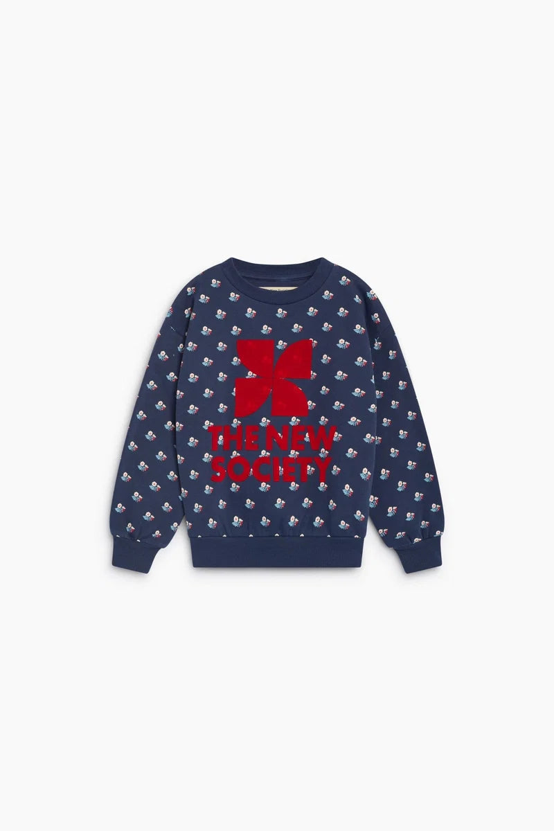 The New Society - TNS Logo Sweatshirt Mira Print