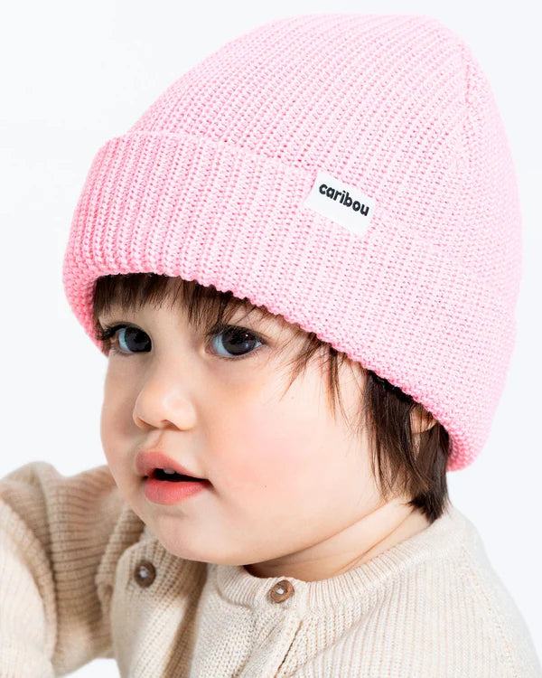 Caribou - Light Pink Beanie