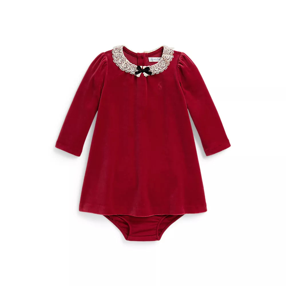Polo Ralph Lauren - Velvet dress and bloomers