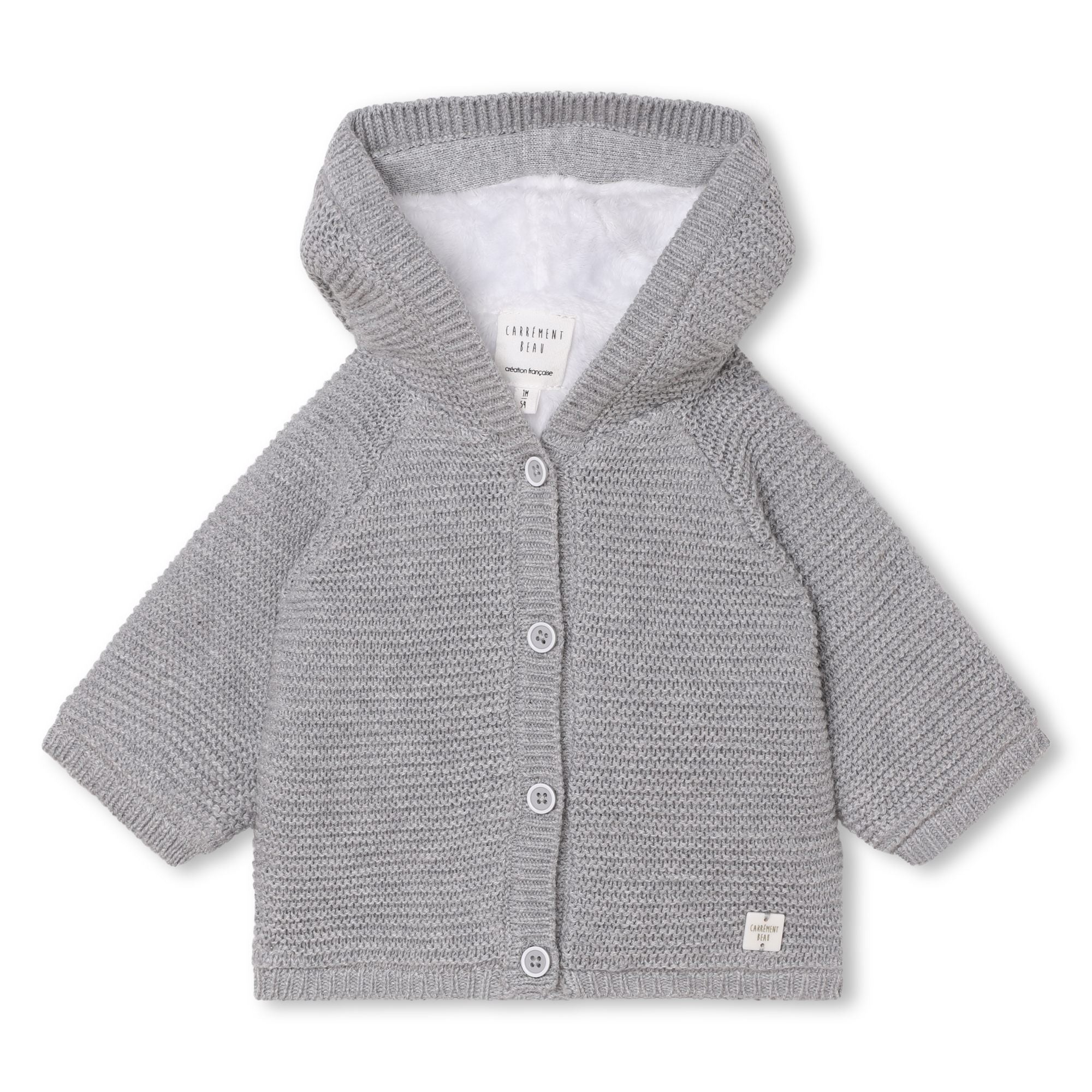 Carrement Beau - Knitted Hooded Jacket