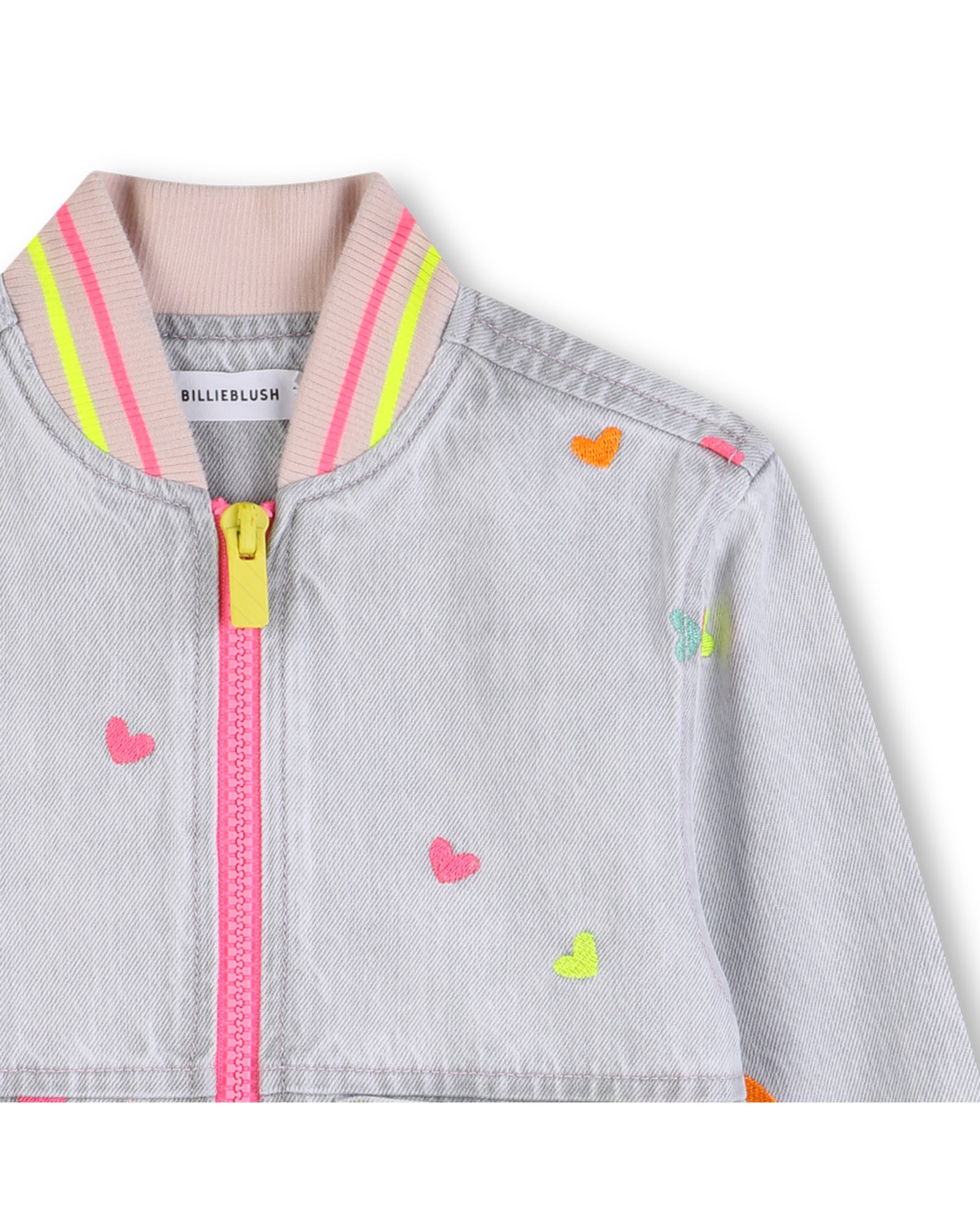 Billieblush - Heart Embroidery Bomber Jacket