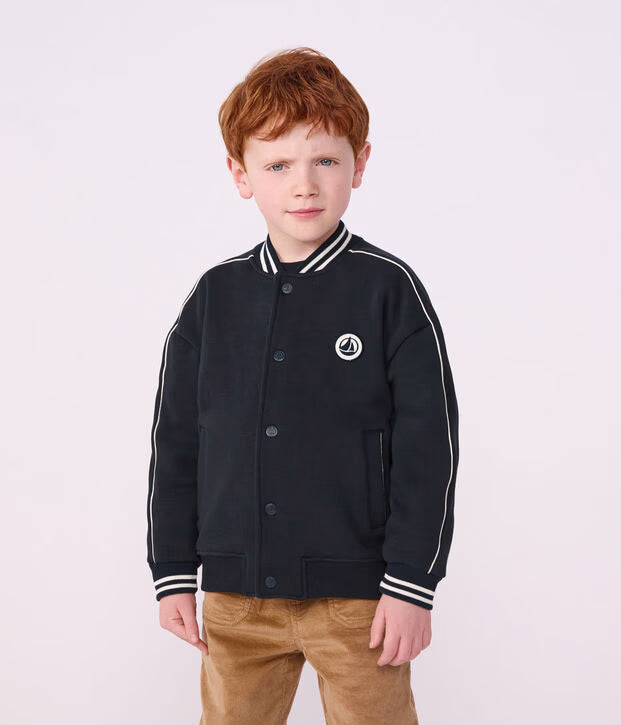Petit Bateau - Veste teddy enfant en coton uni