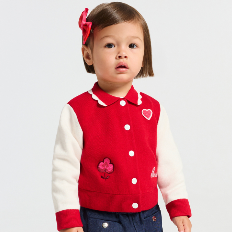 Jacadi - Veste Teddy bébé fille en tricot Orphée