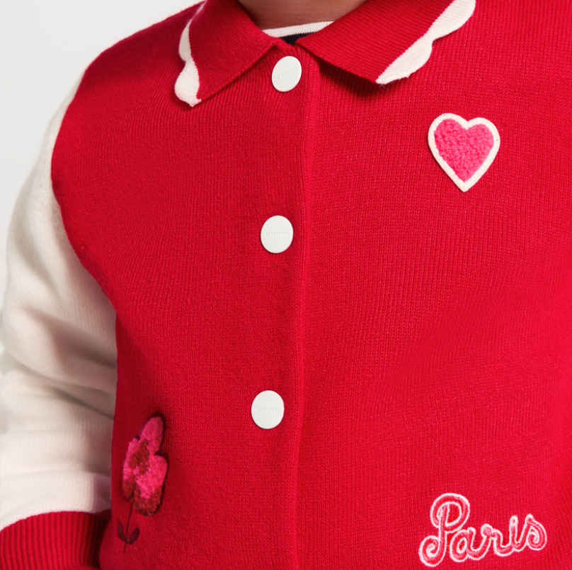 Jacadi - Veste Teddy bébé fille en tricot Orphée