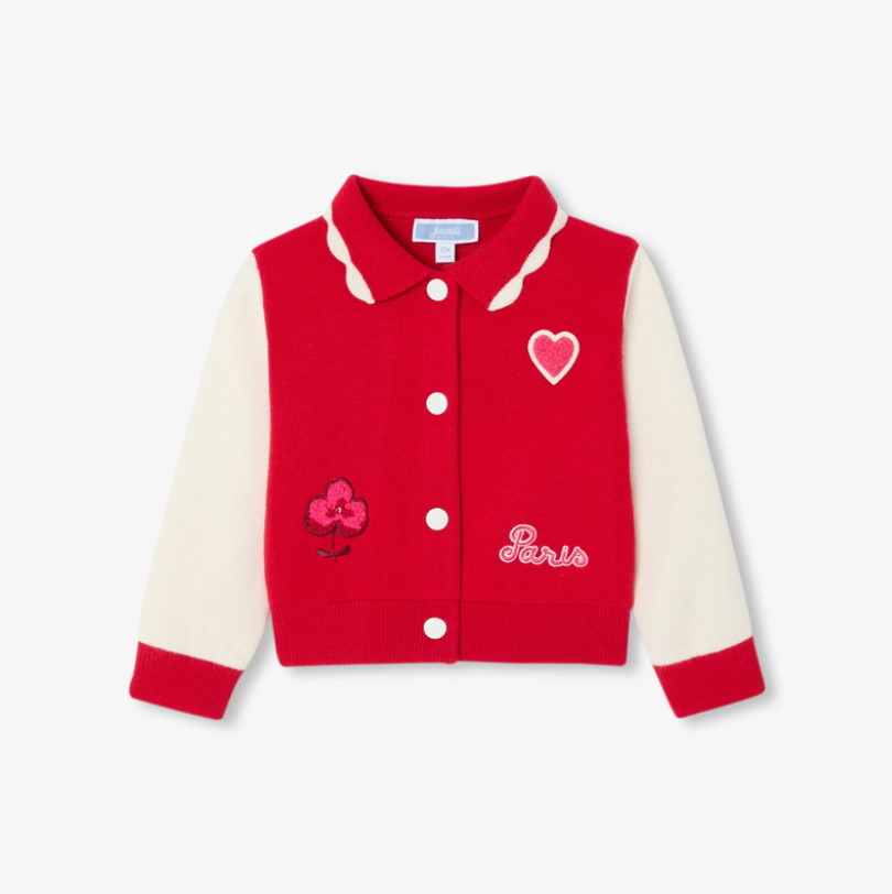 Jacadi - Veste Teddy bébé fille en tricot Orphée