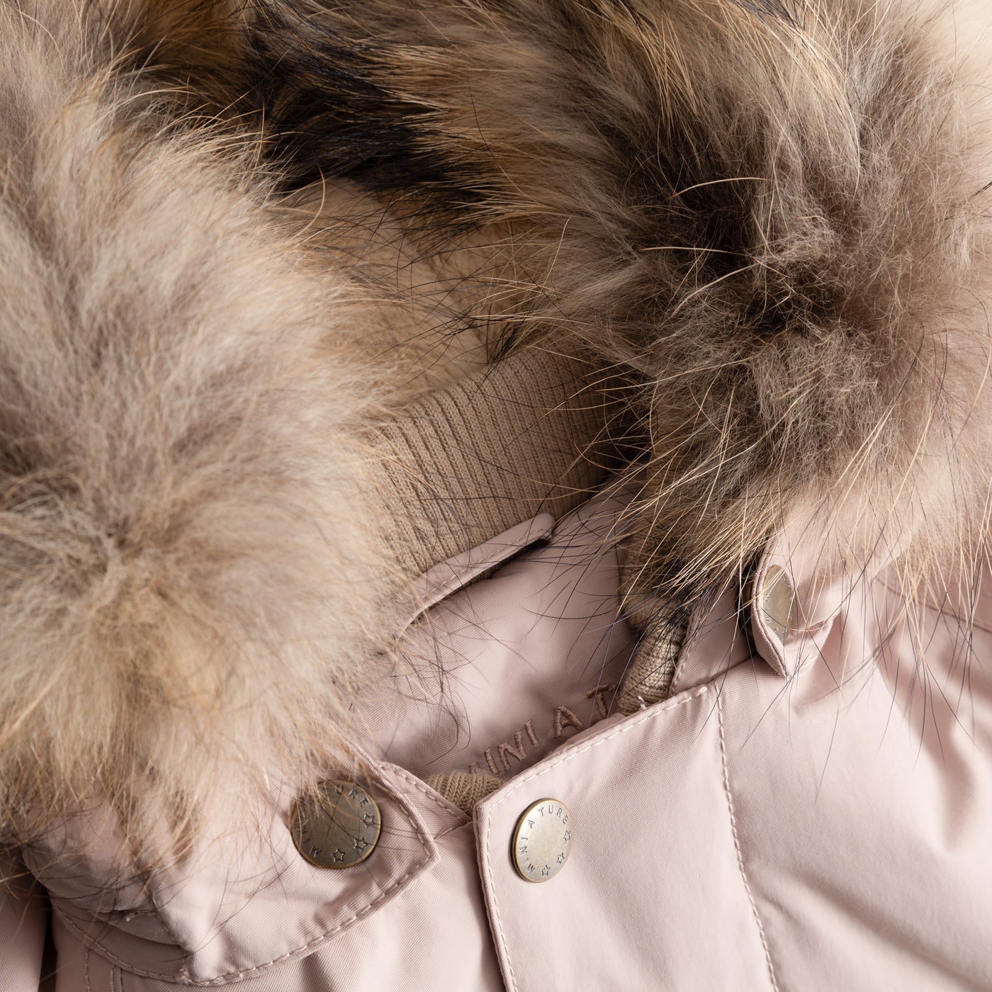 Mini A Ture - 2 Piece Winter Jacket Wally + Overalls Witte