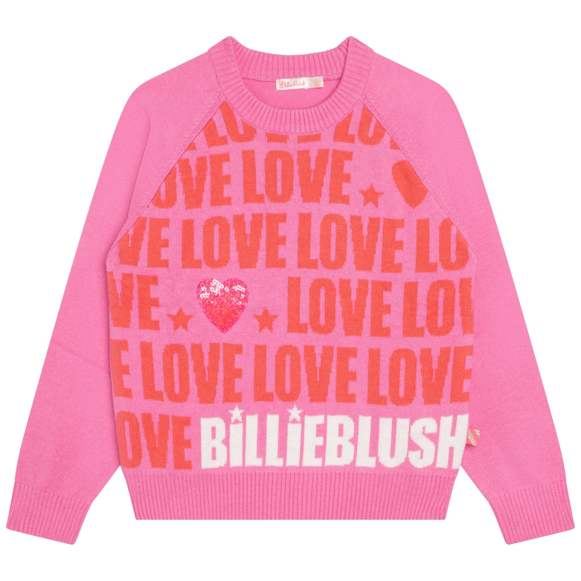 Billieblush Heart Embroidered Cardigan