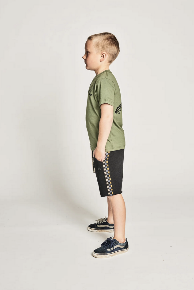 Munsterkids -Checker Flag Short