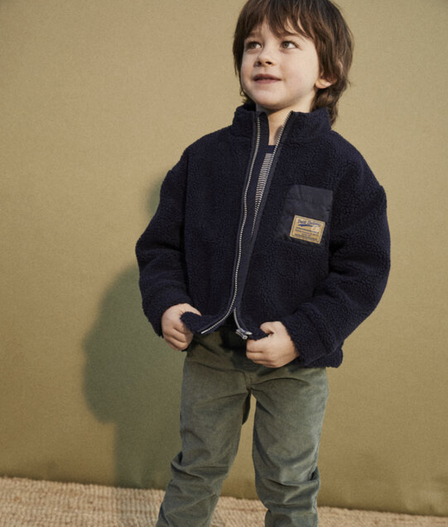 Petit Bateau - Plush Tuxedo Jacket