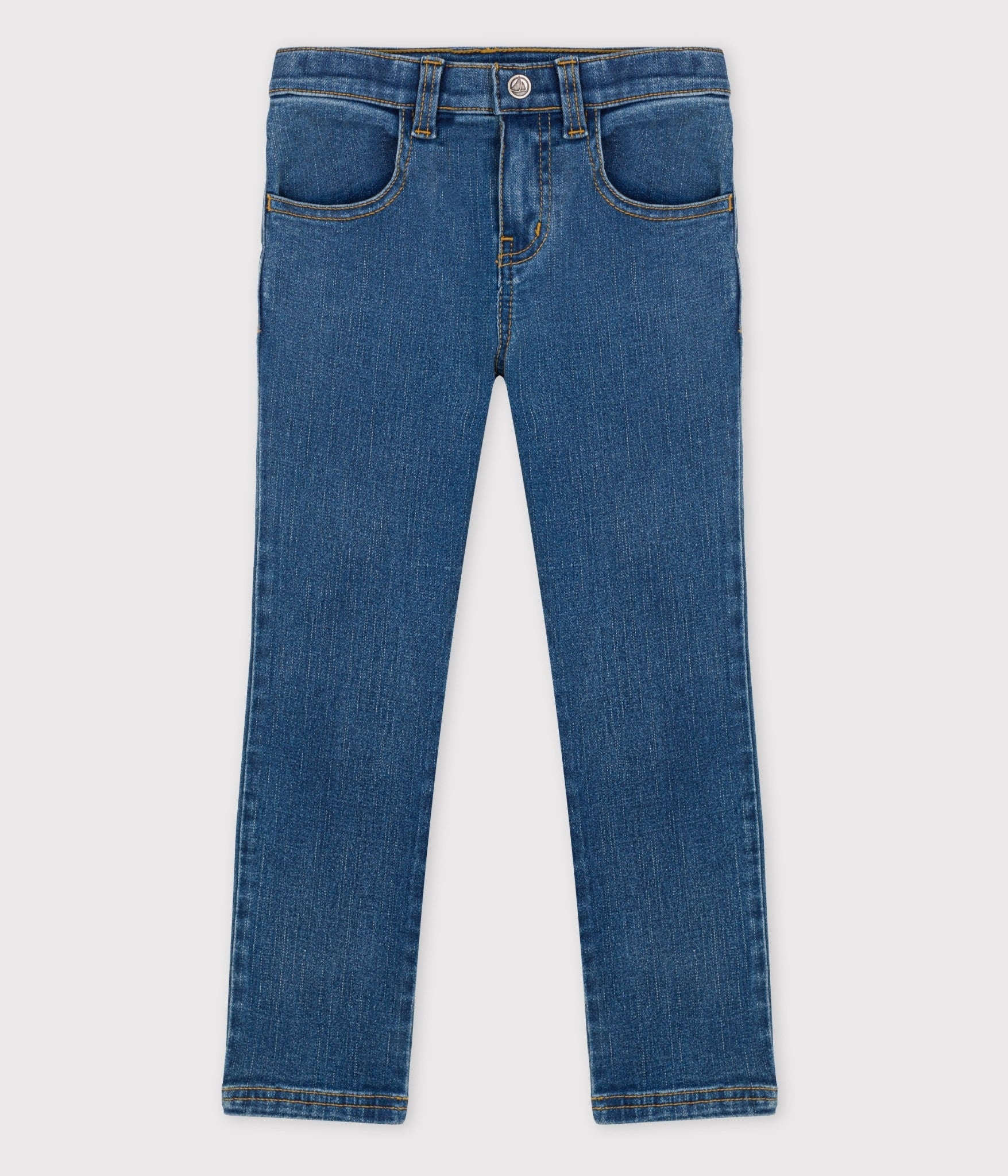 Petit Bateau - Pantalon Jeans Denim Bleu