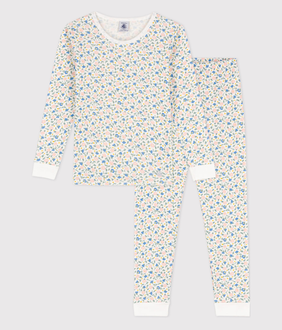 Petit Bateau - Pyjama Fleurs