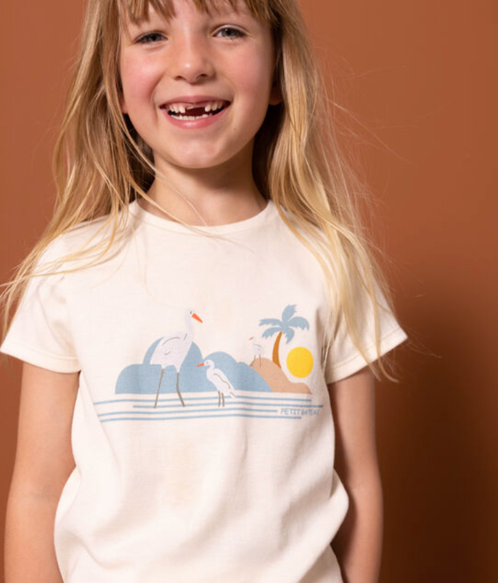 Petit Bateau - T-Shirt Plage Ava/Mul