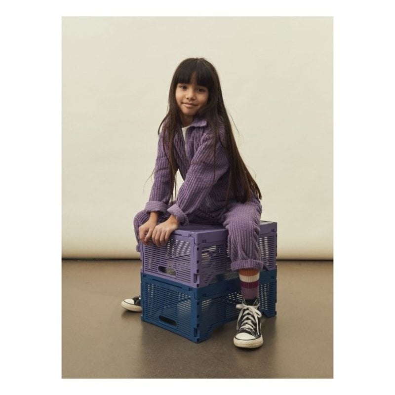 Hundred Pieces - Organic Velvet Overall Purple
