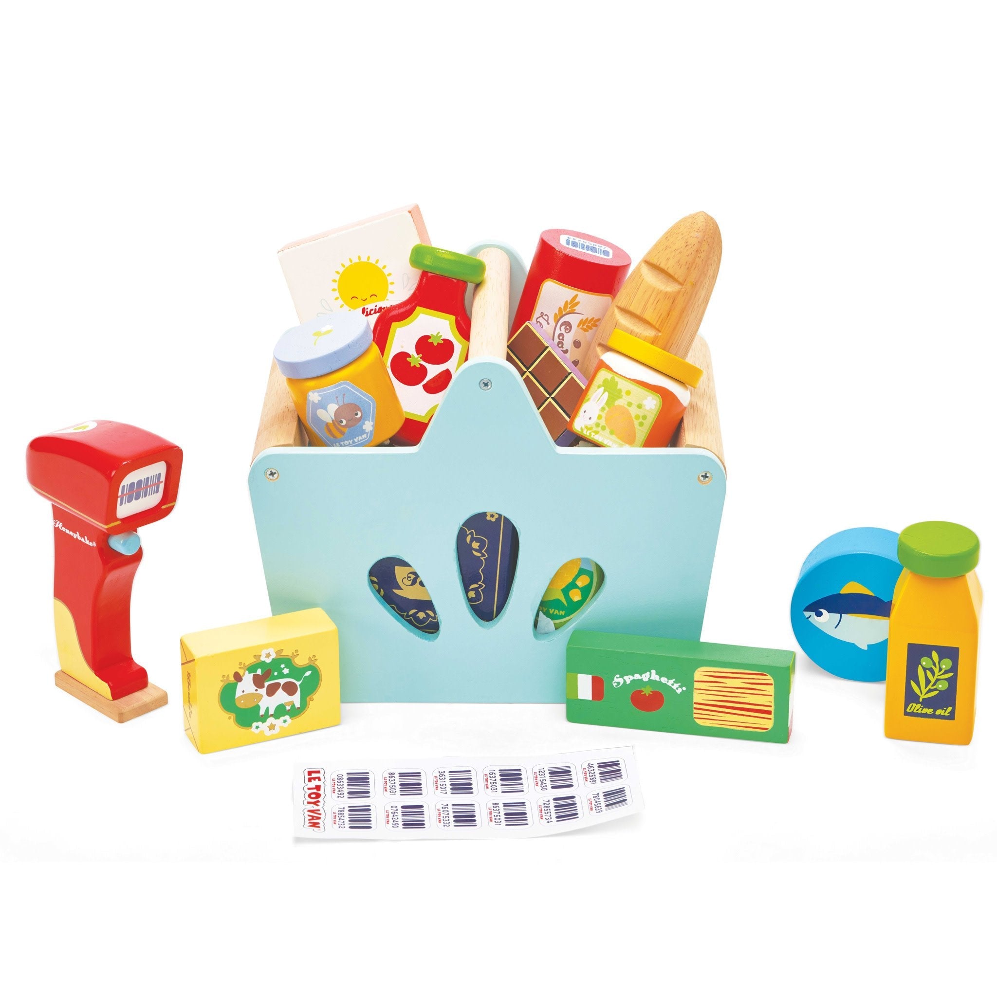 Le Toy Van - Panier d'épicerie et scanner